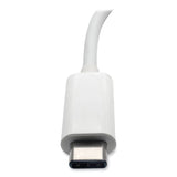 Tripp Lite USB 3.1 Gen 1 USB-C to VGA Adapter, 3", White (TRPU44406NVC) Each