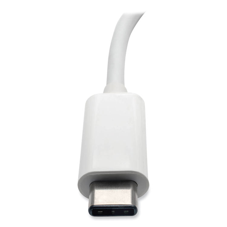 Tripp Lite USB 3.1 Gen 1 USB-C to VGA Adapter, 3", White (TRPU44406NVC) Each
