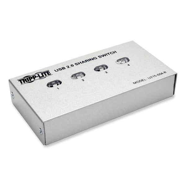 Tripp Lite USB 2.0 Printer/Peripheral Sharing Switch, 4 Ports (TRPU215004R) Each