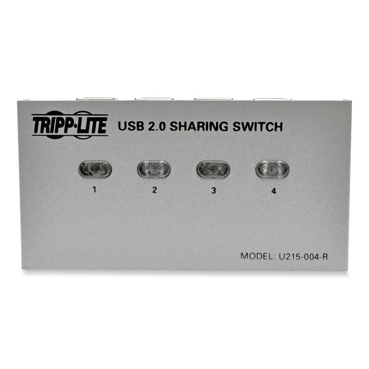 Tripp Lite USB 2.0 Printer/Peripheral Sharing Switch, 4 Ports (TRPU215004R) Each