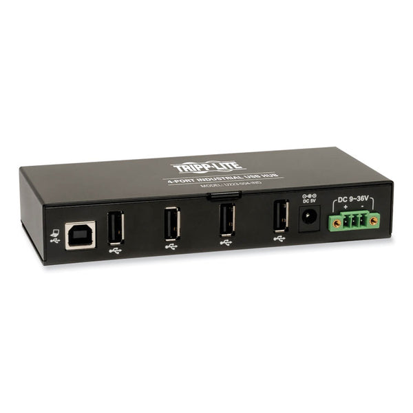 Tripp Lite USB 2.0 Mini Hub, 4 Ports, Black (TRPU223004IND) Each