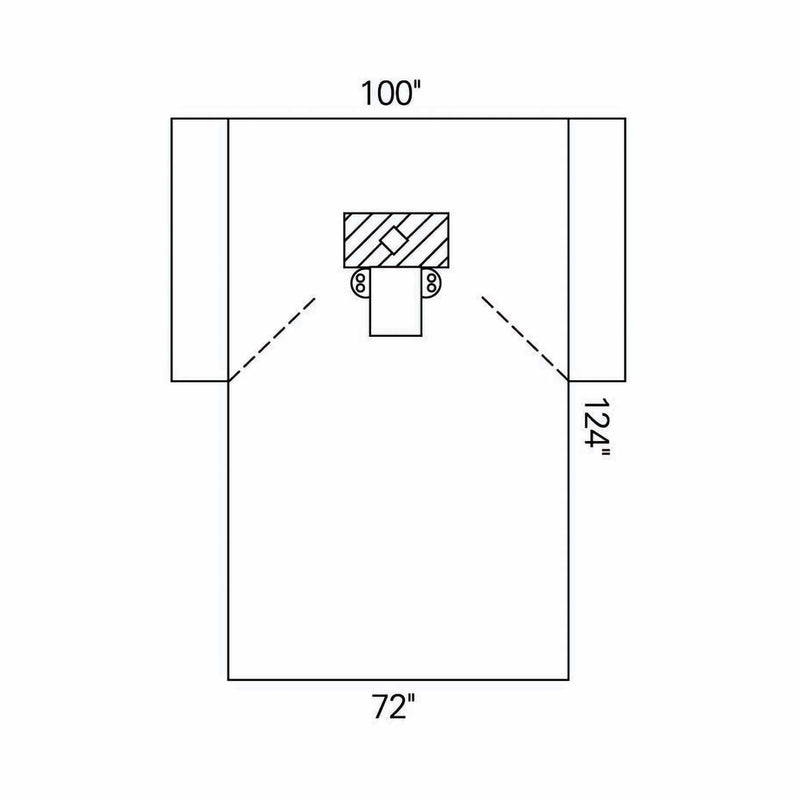 O&M Halyard Inc EENT Drape Thyroid Drape 100 W X 72 W X 124 L Inch Sterile (334531_CS) 10/CS