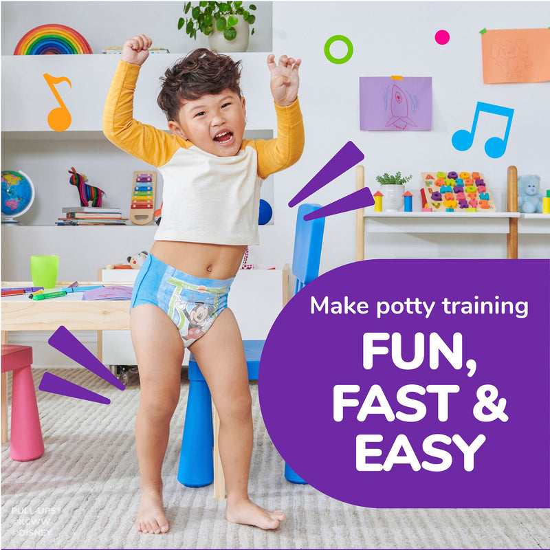 Pull-Ups® Male Toddler Training Pants Size 3T to 4T Disposable Moderate Absorbency (1160320_CS) 80/CS