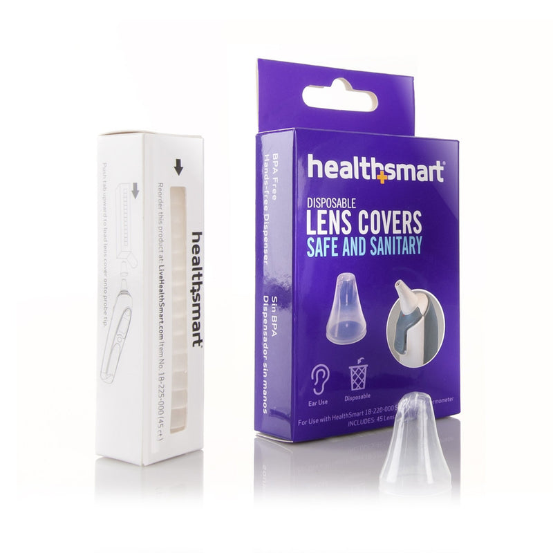 HealthSmart® Tympanic Thermometer Probe Cover For use with HealthSmart Standard Digital Ear Thermometer 45 per Box (1053203_BX) 45/BX