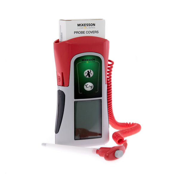McKesson LUMEON™ Electronic Probe Thermometer Oral / Rectal Probe Handheld (890475_EA) 1/EA