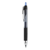 uniball® Signo 207 Gel Pen, Retractable, Medium 0.7 mm, Blue Ink, Smoke/Black/Blue Barrel, Dozen (UBC33951) 1 Dozen