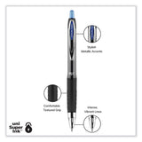 uniball® Signo 207 Gel Pen, Retractable, Medium 0.7 mm, Blue Ink, Smoke/Black/Blue Barrel, Dozen (UBC33951) 1 Dozen