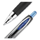 uniball® Signo 207 Gel Pen, Retractable, Medium 0.7 mm, Blue Ink, Smoke/Black/Blue Barrel, Dozen (UBC33951) 1 Dozen