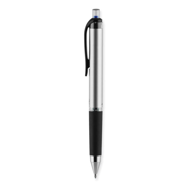 uniball® 207 Impact Gel Pen, Retractable, Bold 1 mm, Blue Ink, Black/Blue Barrel (UBC65871) Each