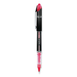 uniball® VISION ELITE Hybrid Gel Pen, Stick, Extra-Fine 0.5 mm, Red Ink, Black/Red/Clear Barrel (UBC69022) Each