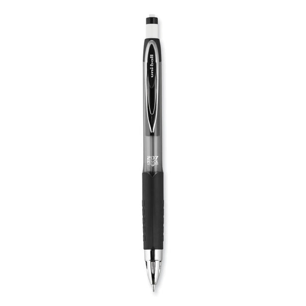 uniball® 207 Mechanical Pencil, 0.7 mm, HB (#2), Black Lead, Black Barrel, Dozen (UBC70126)