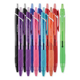 uniball® Jetstream Elements Hybrid Gel Pen, Retractable, Medium 1 mm, Assorted Ink and Barrel Colors, 12/Pack (UBC70171) Pack of 12