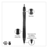 uniball® Jetstream Elements Hybrid Gel Pen, Retractable, Medium 1 mm, Assorted Ink and Barrel Colors, 12/Pack (UBC70171) Pack of 12