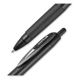 uniball&trade; 207 Plus+ Gel Pen, Retractable, Medium 0.7 mm, Black Ink, Black Barrel, 36/Pack (UBC70455) Pack of 36