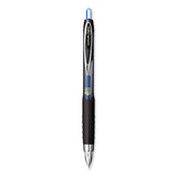 uniball® 207 Signo Gel Ultra Micro Gel Pen, Retractable, Extra-Fine 0.38 mm, Blue Ink, Clear/Black Barrel (UBC1790923) 1 Dozen