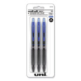 uniball® 307 Gel Pen, Retractable, Medium 0.7 mm, Blue Ink, Blue Barrel, 3/Pack (UBC1927593) Pack of 3