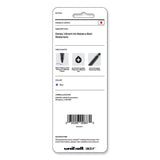 uniball® 307 Gel Pen, Retractable, Medium 0.7 mm, Blue Ink, Blue Barrel, 3/Pack (UBC1927593) Pack of 3