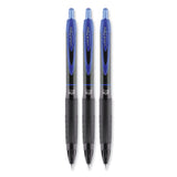 uniball® 307 Gel Pen, Retractable, Medium 0.7 mm, Blue Ink, Blue Barrel, 3/Pack (UBC1927593) Pack of 3