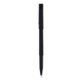 uniball® Roller Ball Pen, Stick, Extra-Fine 0.5 mm, Black Ink, Black Barrel, 72/Pack (UBC2013565) Pack of 72