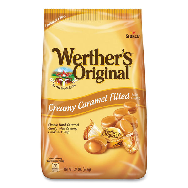 Werther's® Original® Hard Candies, Caramel, 27 oz Bag (WRT46055)