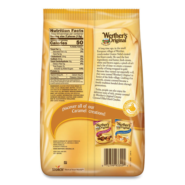 Werther's® Original® Hard Candies, Caramel, 27 oz Bag (WRT46055)