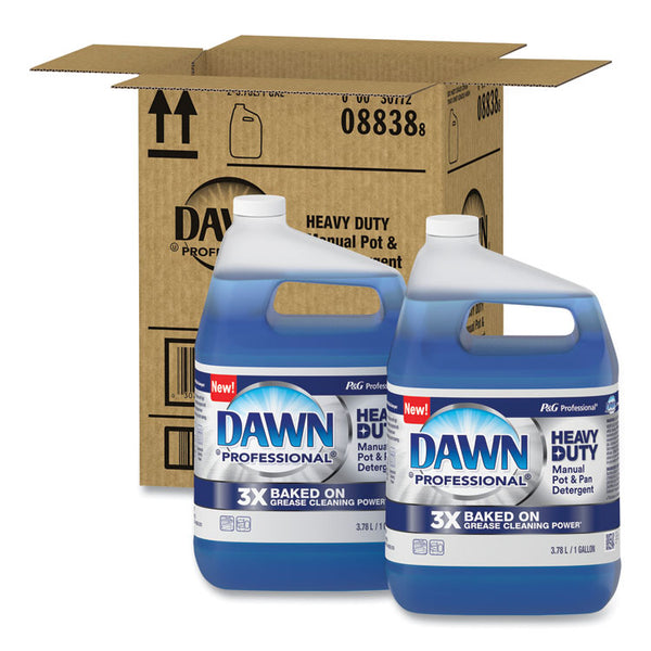 Dawn® Professional Heavy-Duty Manual Pot/Pan Dish Detergent, Original Scent, 1 gal Bottle, 2/Carton (PGC08838)