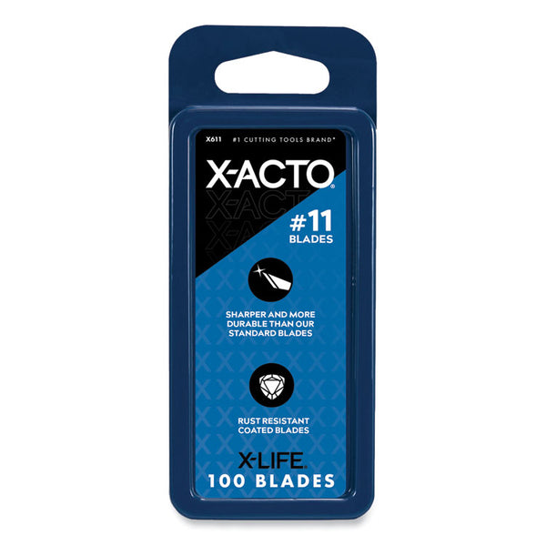 X-ACTO® No. 11 Bulk Pack Blades for X-Acto Knives, 100/Box (EPIX611) Box of 100 Blades