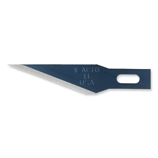 X-ACTO® No. 11 Bulk Pack Blades for X-Acto Knives, 100/Box (EPIX611) Box of 100 Blades