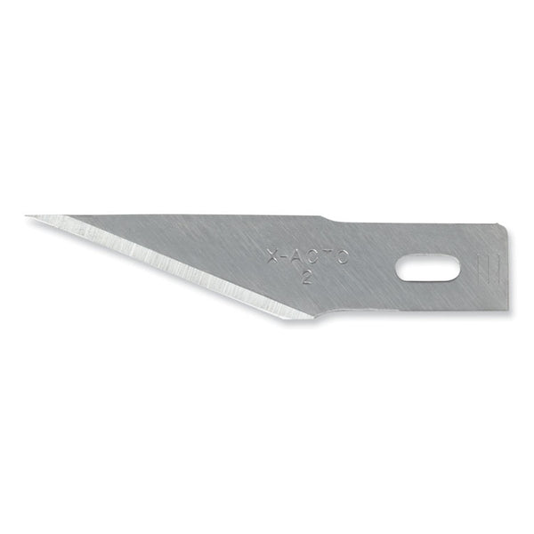 X-ACTO® No. 2 Bulk Pack Blades for X-Acto Knives, 100/Box (EPIX602) Box of 100 Blades