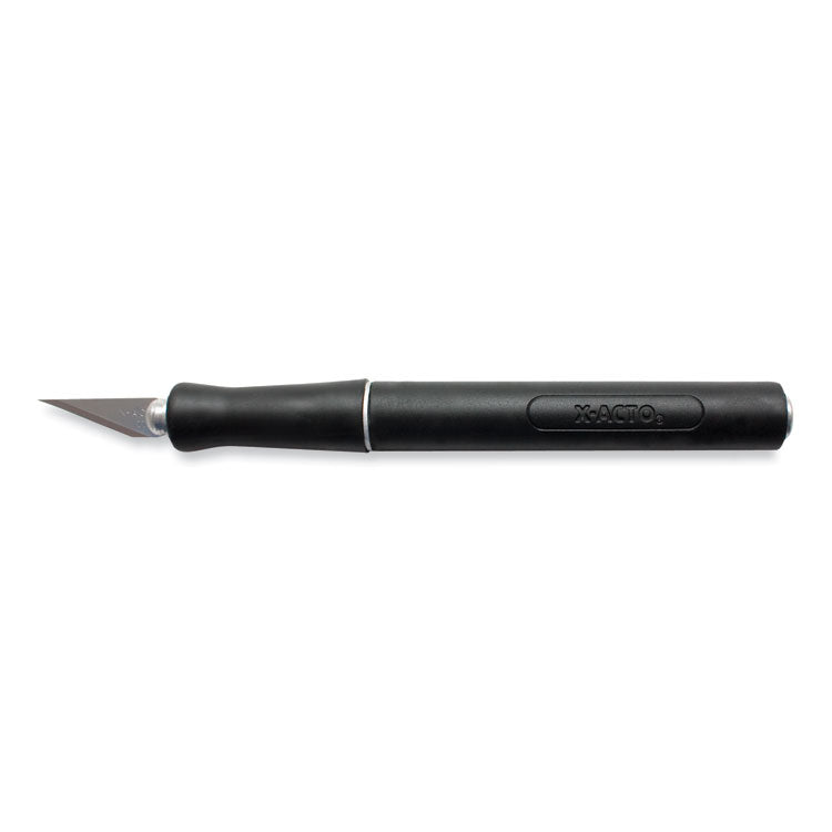 X-ACTO® X2000 No-Roll Rubber Barrel Knife with #11 Replaceable Blade and Safety Cap (EPIX3724) Each