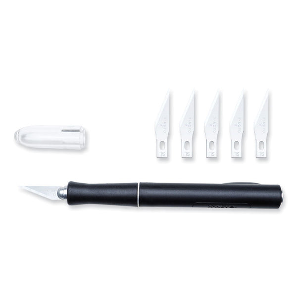 X-ACTO® X2000 No-Roll Rubber Barrel Knife with #11 Replaceable Blade and Safety Cap (EPIX3724) Each