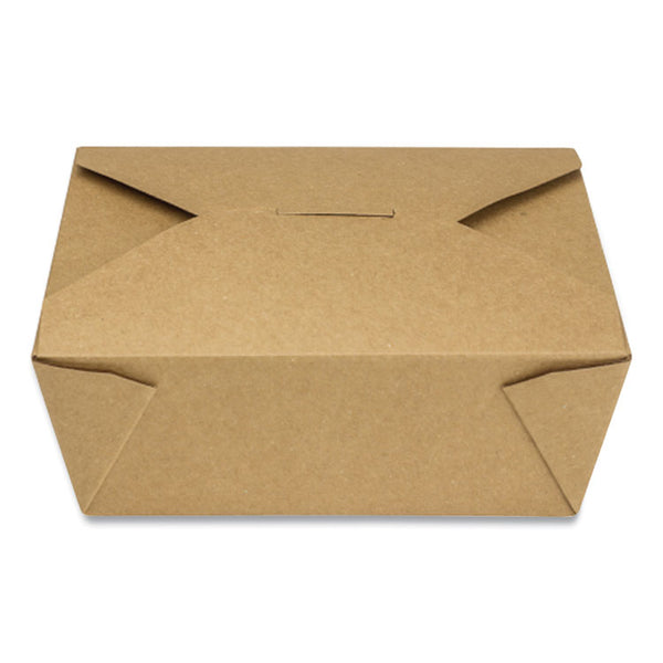 GEN Reclosable Kraft Take-Out Box, 48 oz, Paper, 300/Carton (GENPAPERBOX8)