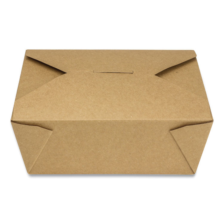 GEN Reclosable Kraft Take-Out Box, 48 oz, Paper, 300/Carton (GENPAPERBOX8)