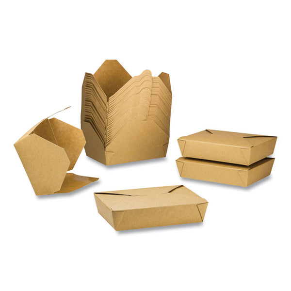 GEN Reclosable Kraft Take-Out Box, 54 oz, Paper, 200/Carton (GENPAPERBOX2)