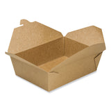 GEN Reclosable Kraft Take-Out Box, 76 oz, Paper, 200/Carton (GENPAPERBOX3) Case of 200