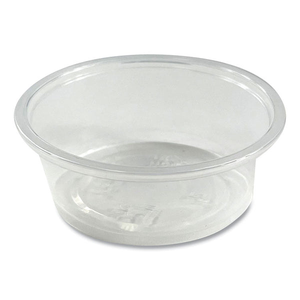 Boardwalk® Souffle/Portion Cups, 1.5 oz, Polypropylene, Translucent, 2,500/Carton (BWKPRTN15TS)