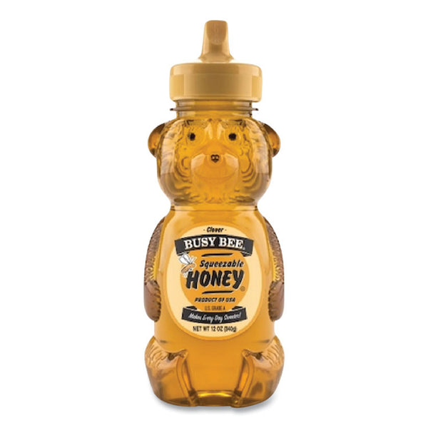 Busy Bee Clover Honey, 12 oz Bottle, 12/Carton (BKHBB1002) Case of 12