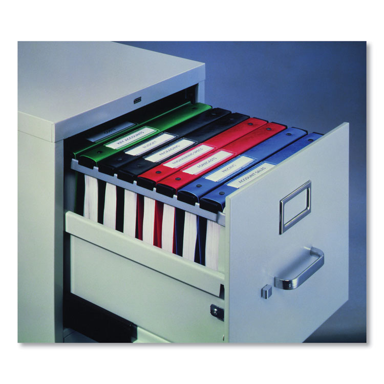 Avery® Hanging Storage Flexible Non-View Binder with Round Rings, 3 Rings, 1" Capacity, 11 x 8.5, Black (AVE14801) Each
