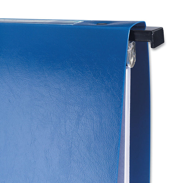 Avery® Hanging Storage Flexible Non-View Binder with Round Rings, 3 Rings, 1" Capacity, 11 x 8.5, Blue (AVE14800)