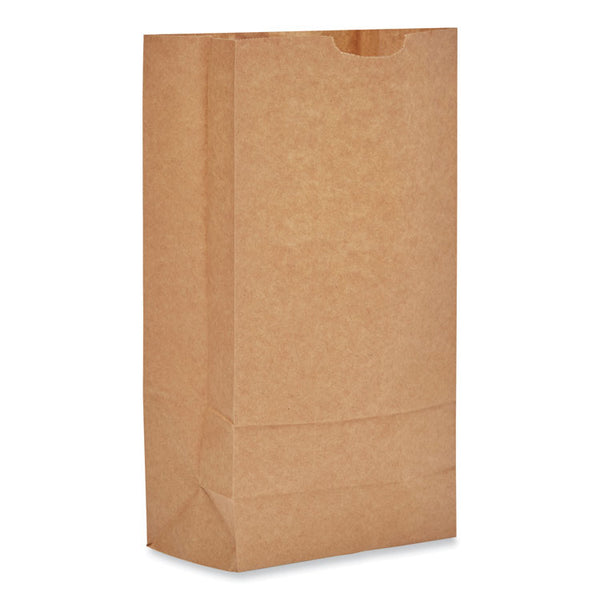 General Grocery Paper Bags, 50 lb Capacity, #10, 6.31" x 4.19" x 13.38", Kraft, 500 Bags (BAGGH10500)