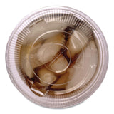 Boardwalk® Crystal-Clear Cold Cup Straw-Slot Lids, Fits 9 to 10 oz PET Cups, 1,000/Carton (BWKPET910STRAW) Case of 1000