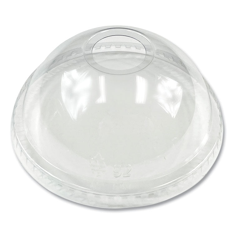 Boardwalk® PET Cold Cup Dome Lids, Fits 9 oz Squat/12 oz PET Cups, Clear, 1,000/Carton (BWKPET912DOME) Case of 1000