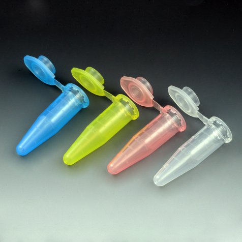 Globe Scientific Microcentrifuge Tube Plain 1.5 mL Snap Cap Polypropylene Tube (537783_CS) 1000/CS