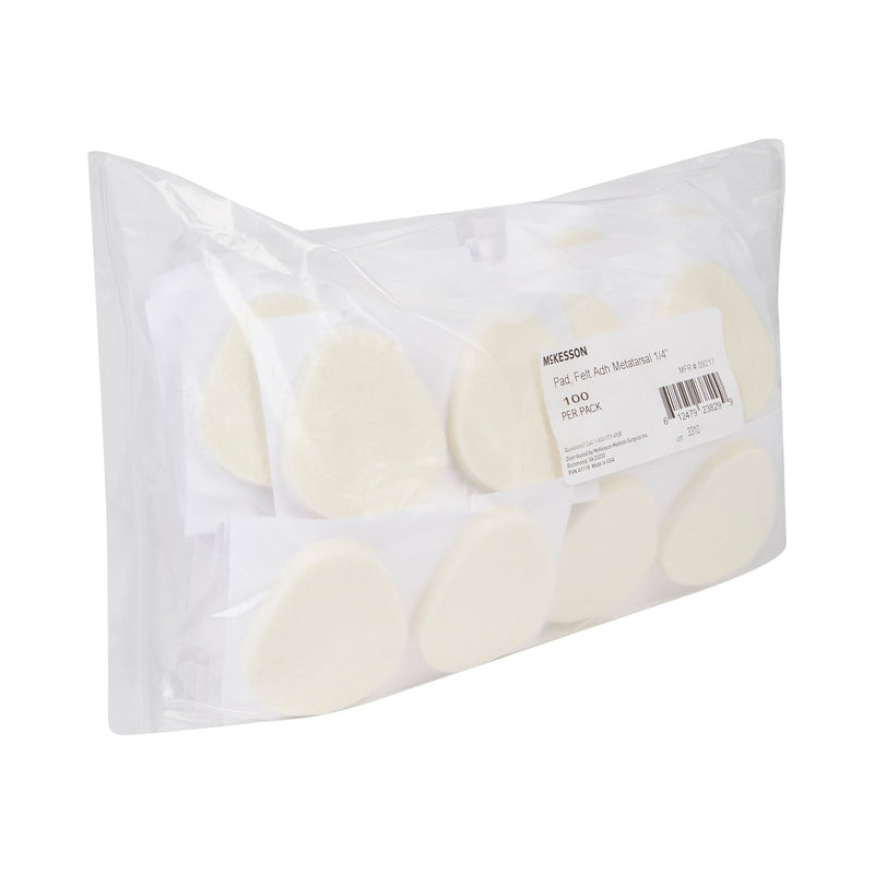 McKesson Protective Pad Size 106 - Large Adhesive Foot (1111081_PK) 100/PK