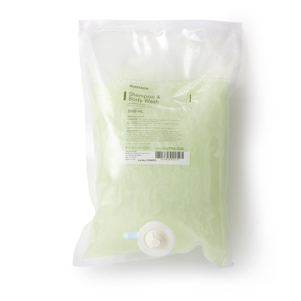 McKesson Shampoo and Body Wash 2,000 mL Dispenser Refill Bag Cucumber Melon Scent (468271_CS) 4/CS