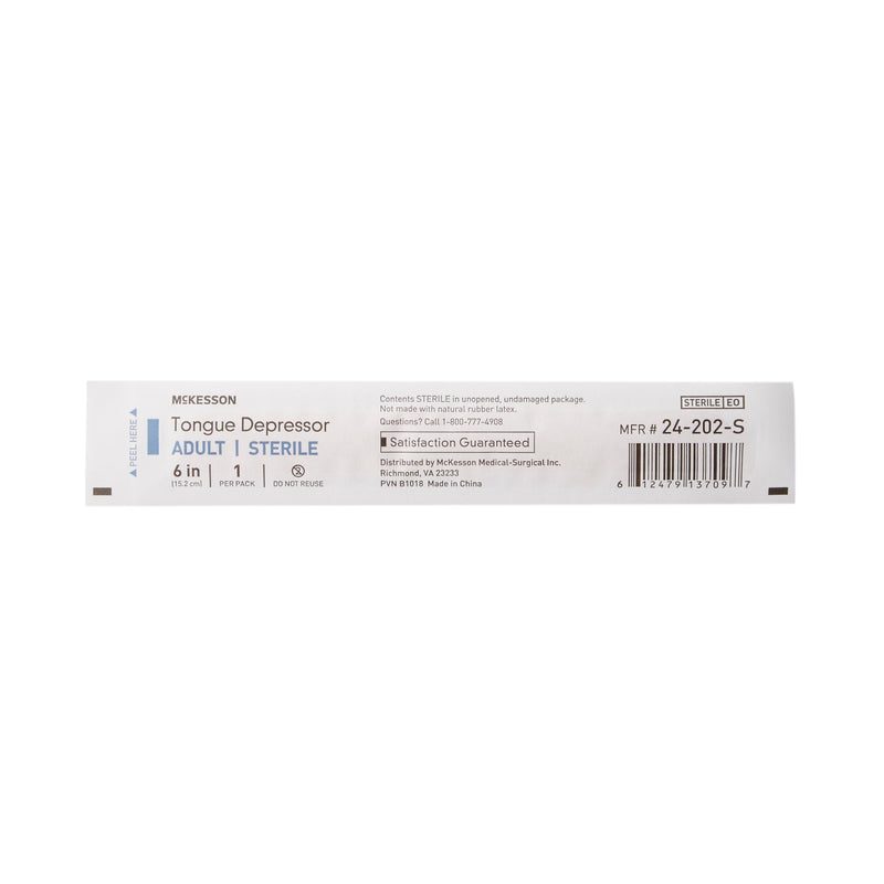 McKesson Tongue Depressor 6 Inch Length Wood Senior (508714_BX) 1/BX