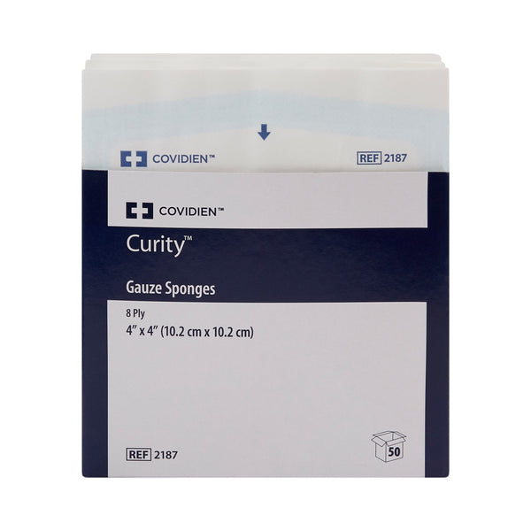 Curity™ Gauze Sponge 4 X 4 Inch 8-Ply Sterile 2 per Pack (688659_CS) 600/CS