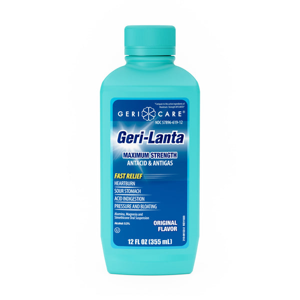 Geri-Care® Antacid 400 mg - 40 mg Strength Oral Suspension 12 oz. (558671_CS) 12/CS