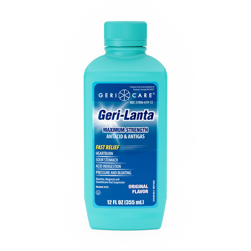 Geri-Care® Antacid 400 mg - 40 mg Strength Oral Suspension 12 oz. (558671_CS) 12/CS