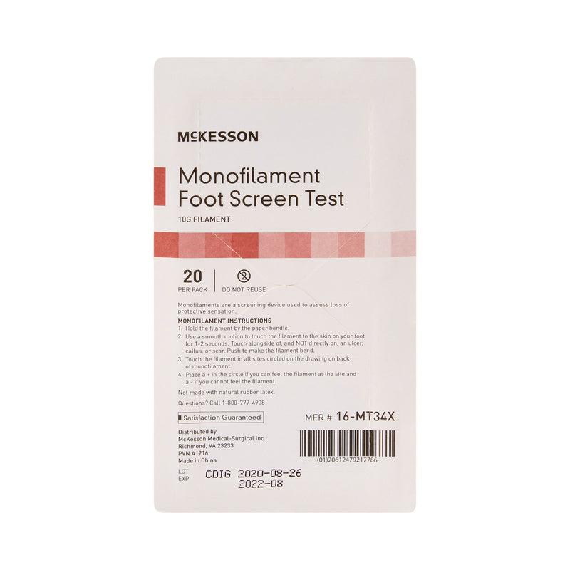 McKesson Monofilament Sensory Test 10 Gram (1074987_PK) 20/PK